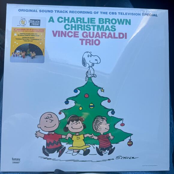 🎄NWT Vince Guaraldi Trio A Charlie Brown Christmas 60th Anniversary Pop Up RSD - Picture 2 of 6
